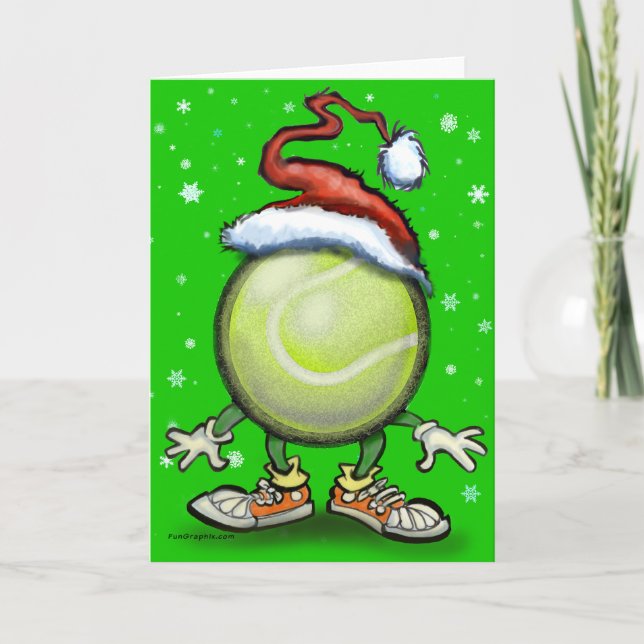 Tennis Chrsitmas Helgkort (Framsida)