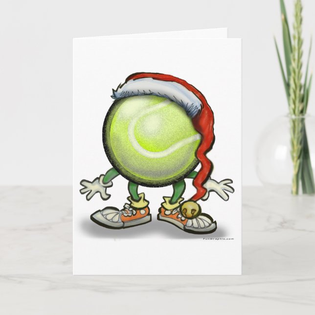 Tennis Chrsitmas Helgkort (Framsida)