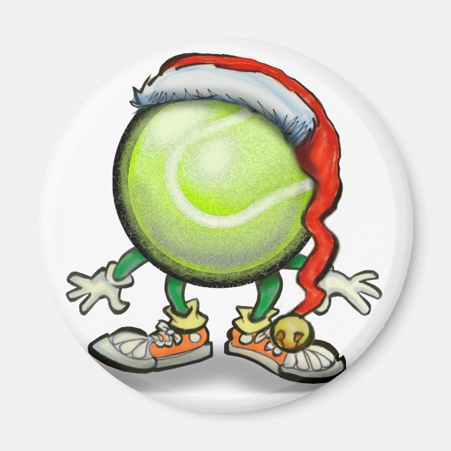 Tennis Chrsitmas Magnet (Framsidan)