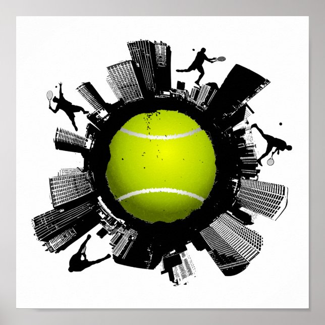 Tennis City Poster (Framsidan)