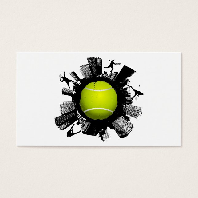 Tennis City Visitkort (Framsidan)