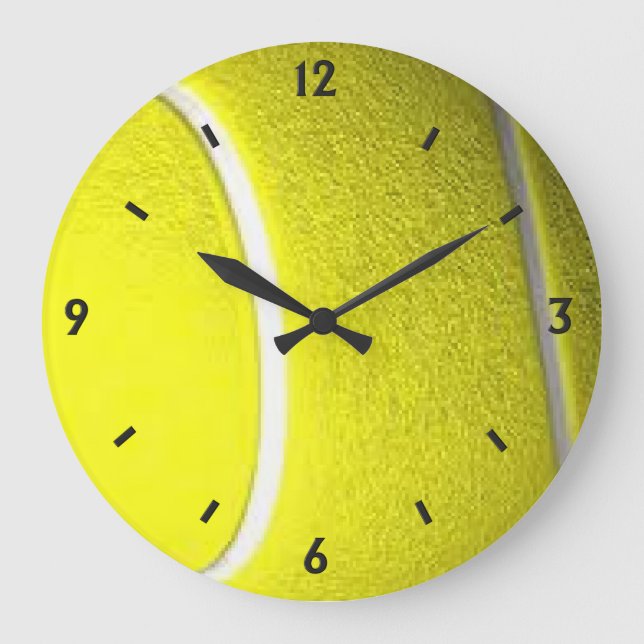 Tennis Clock Stor Klocka (Framsida)