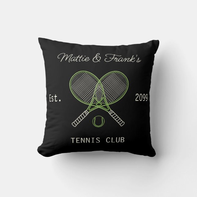Tennis Club Bar Kuddinkast Kudde (Framsida)