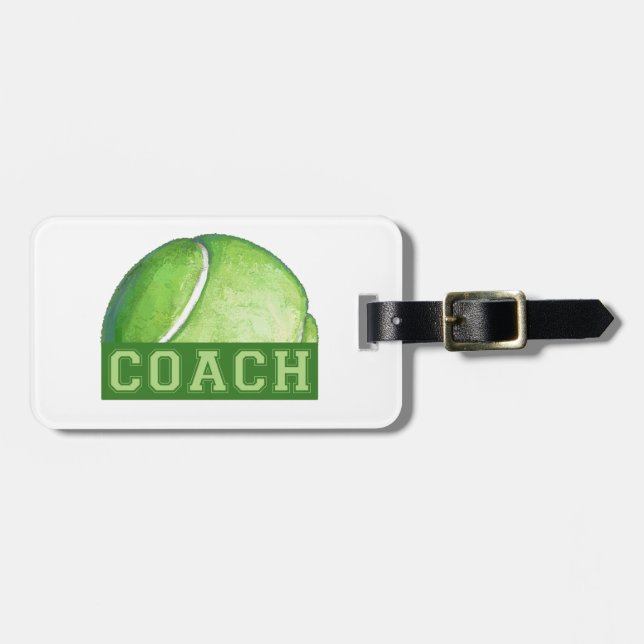 Tennis Coach Bagagebricka (Horisontell Framsida)