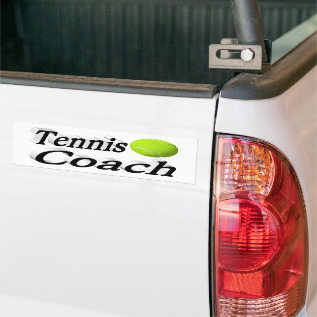 Tennis Coach Bildekal (På lastbil)