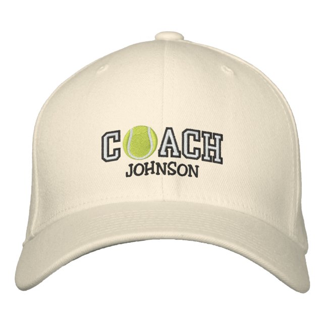Tennis Coach Broderad Keps (Framsida)