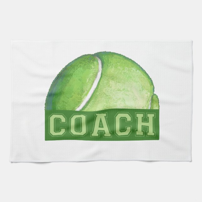 Tennis Coach Kökshandduk (Horisontell)