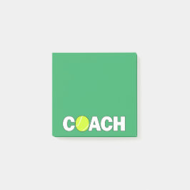 Tennis Coach Office Post-it Block