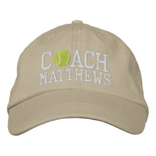 Tennis Coach Personlig Broderad Keps