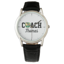 Tennis Coach Player's Namn Rackets & Boll Athletic Armbandsur