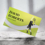 Tennis Coach Professionell Sport Instructor Visitkort<br><div class="desc">Tennis Coach Professionell Instructor Sports Affärskorts.</div>