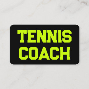 Tennis Coach QR-kod Visitkort