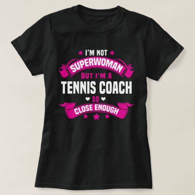 Tennis Coach T Shirt (Design framsida)