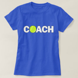 Tennis Coach T-Shirt, kvinnor T Shirt