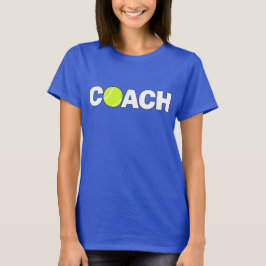Tennis Coach T-Shirt, kvinnor T Shirt