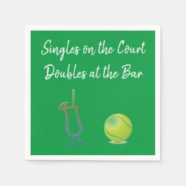 Tennis & Cocktails Pappersservett