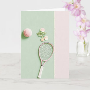 Tennis Collage Birthday Kort