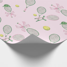 Tennis Coquette Bow Rosa Present Presentpapper