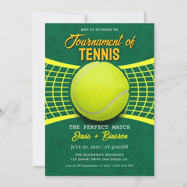 Tennis Country Club Inbjudningar (Framsida)