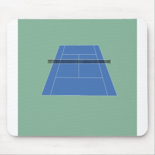 Tennis Court - Grönt och Blue Musmatta