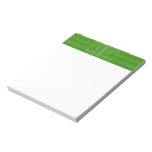 TENNIS COURT LINE MARKING ANTECKNINGSBLOCK (Roterad)