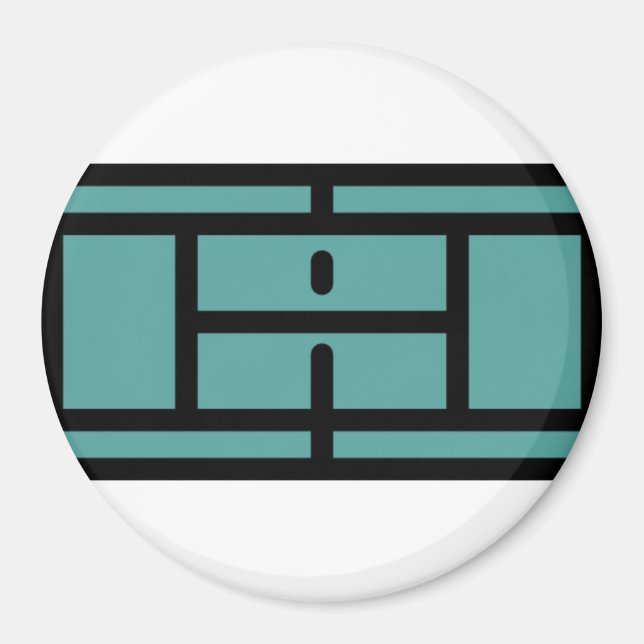 tennis-court magnet (Framsidan)