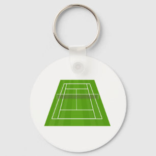 Tennis court nyckelring