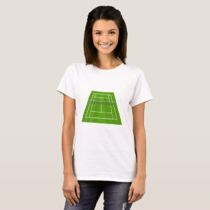 Tennis court t shirt