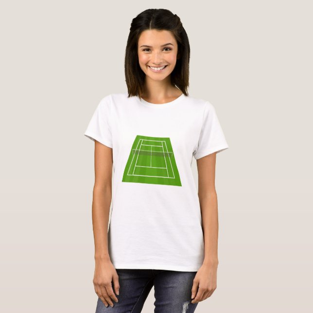 Tennis court t shirt (Hel framsida)