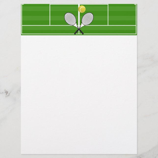 Tennis court & TENNIS RACKETS (Framsida)