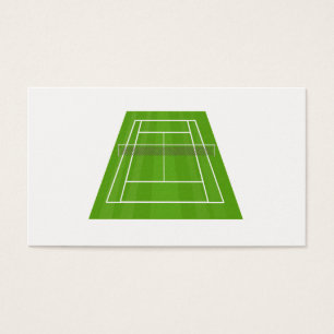 Tennis court visitkort