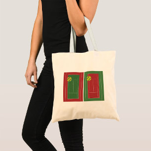 Tennis Courts Tote Bag Tygkasse