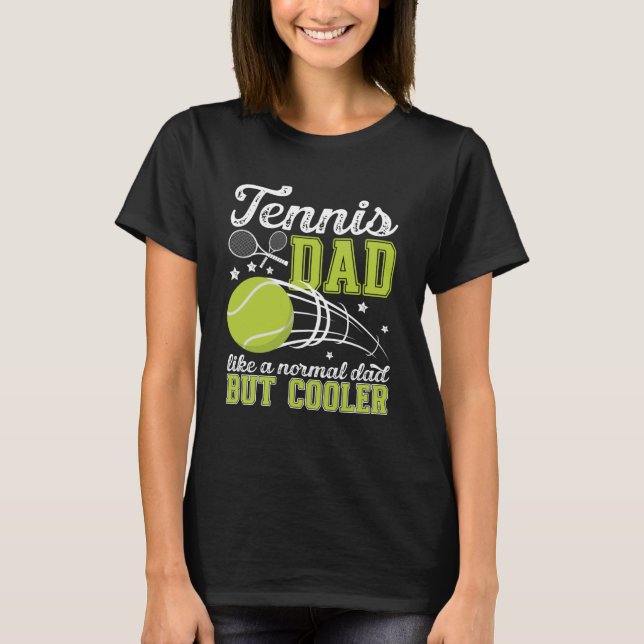 Tennis Dad Of A Tennis Player Dad Definition Tenni T Shirt (Framsida)