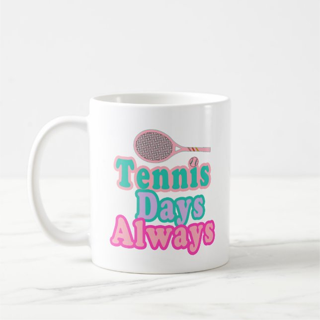 Tennis Days Always Kaffemugg (Vänster)