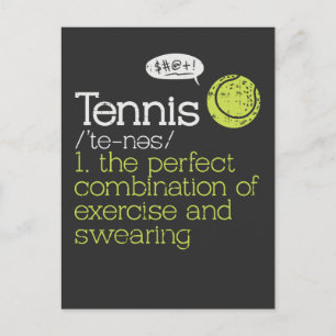 Tennis Definition Vykort