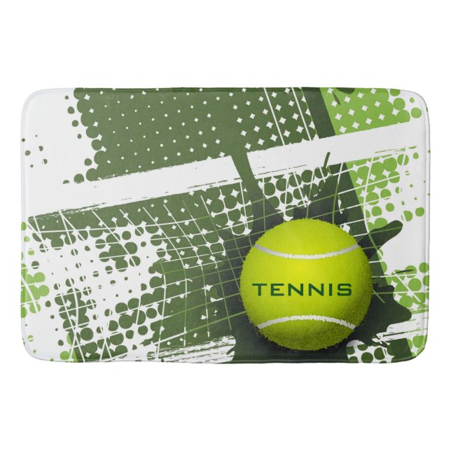 Tennis Design Bath Mat Badrumsmatta (Framsidan)