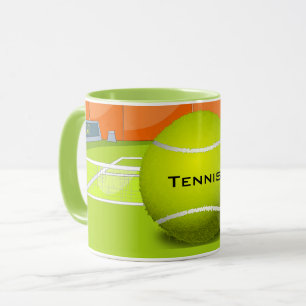 Tennis Design Coffee Mugg