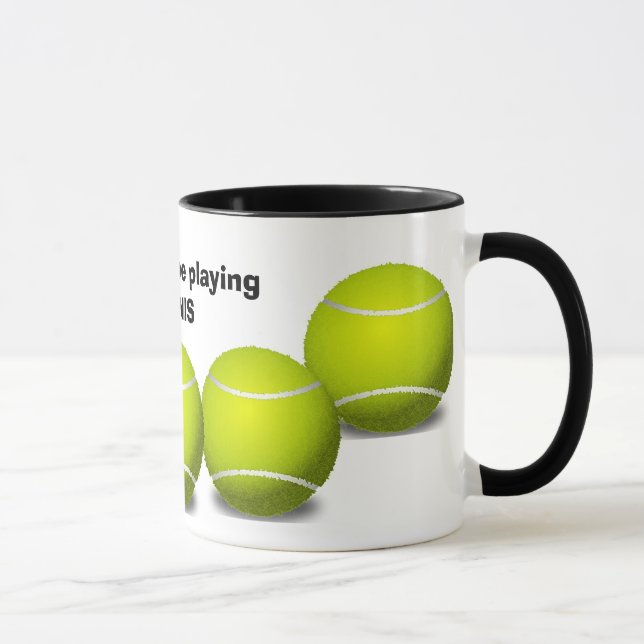 Tennis Design Coffee Mugg (Höger)