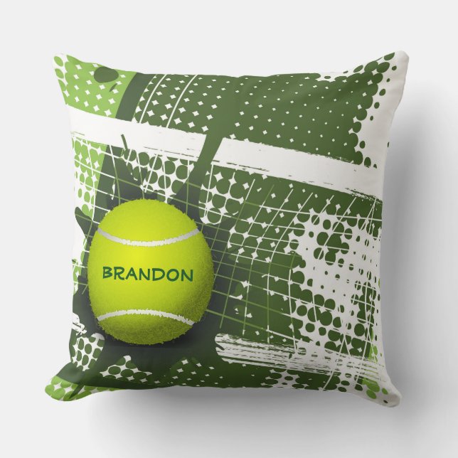 Tennis Design Dekorativ kudde (Framsida)