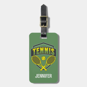 Tennis-design för tennis älskare bagagebricka