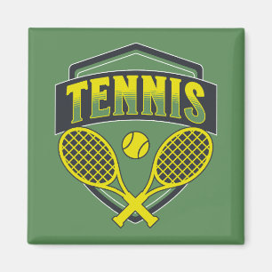 Tennis-design för tennis älskare magnet