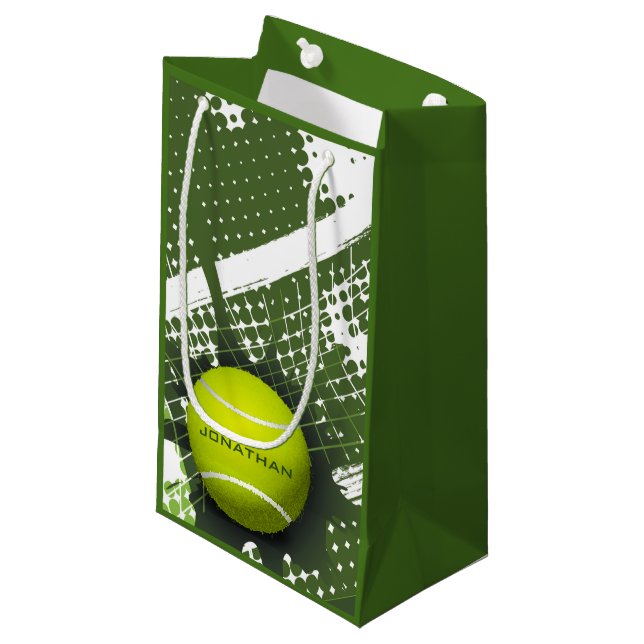 Tennis Design Gift Bag (Framsidan Vinklad)