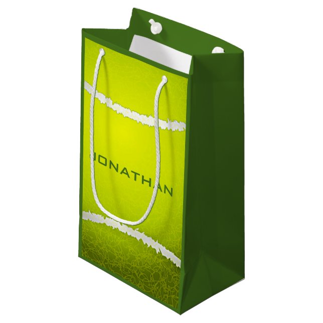 Tennis Design Gift Bag (Framsidan Vinklad)