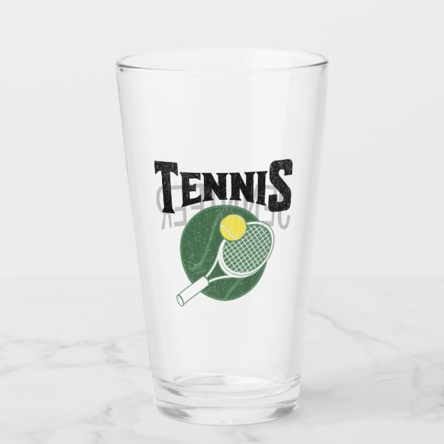 Tennis-design Glaskopp (Framsida)