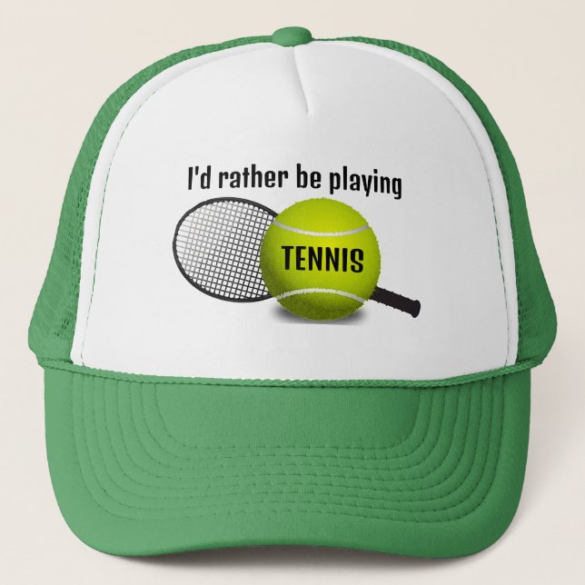 Tennis Design Hat Keps (Framsida)