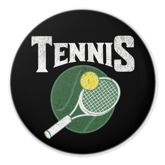 Tennis-design Knopp (Framsidan)
