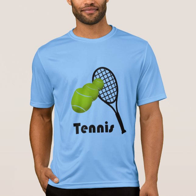 Tennis Design Manar Active Bära Sport-Tek T-shirt (Framsida)