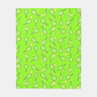 Tennis Design Mönster Fleecefilt