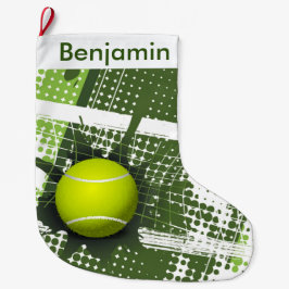Tennis Design Stor julklapp Julstrumpa