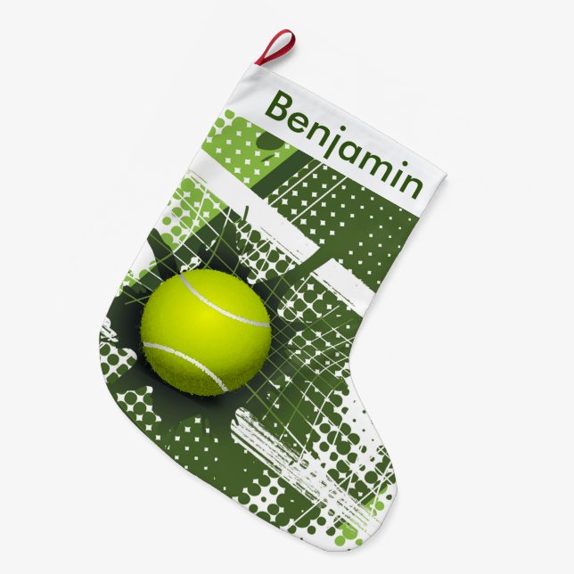 Tennis Design Stor julklapp Stor Julstrumpa (Framsidan (Hängande))